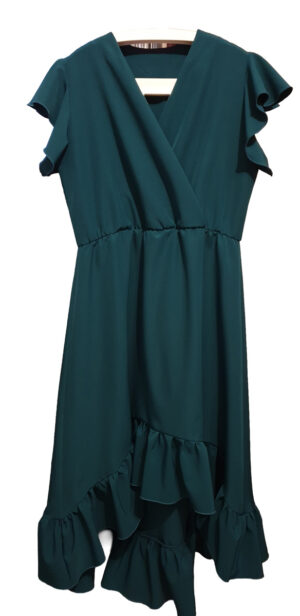 Sukienka z falbanami